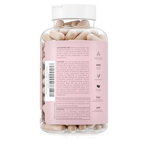 Pure for Men Pure for Her Vegan Stay Ready Fiber Supplement for Women | Bloat & Gas Relief, Supports Digestive Health, Regularity & Appetite Control | 160 Capsules