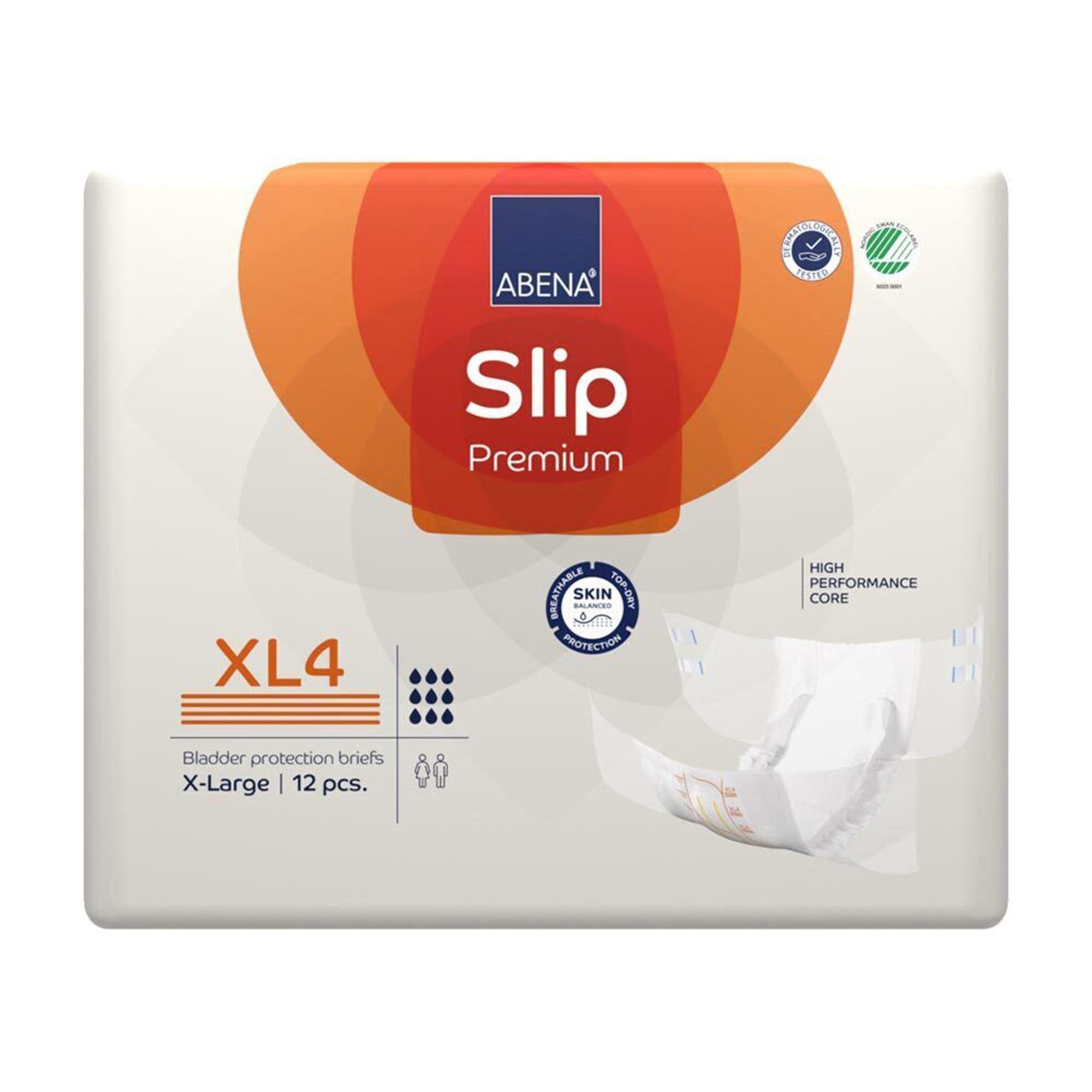 Abena Abena Slip Premium XL4 Adult Incontinence Brief XL Heavy Absorbency 1000021294, 24 Ct