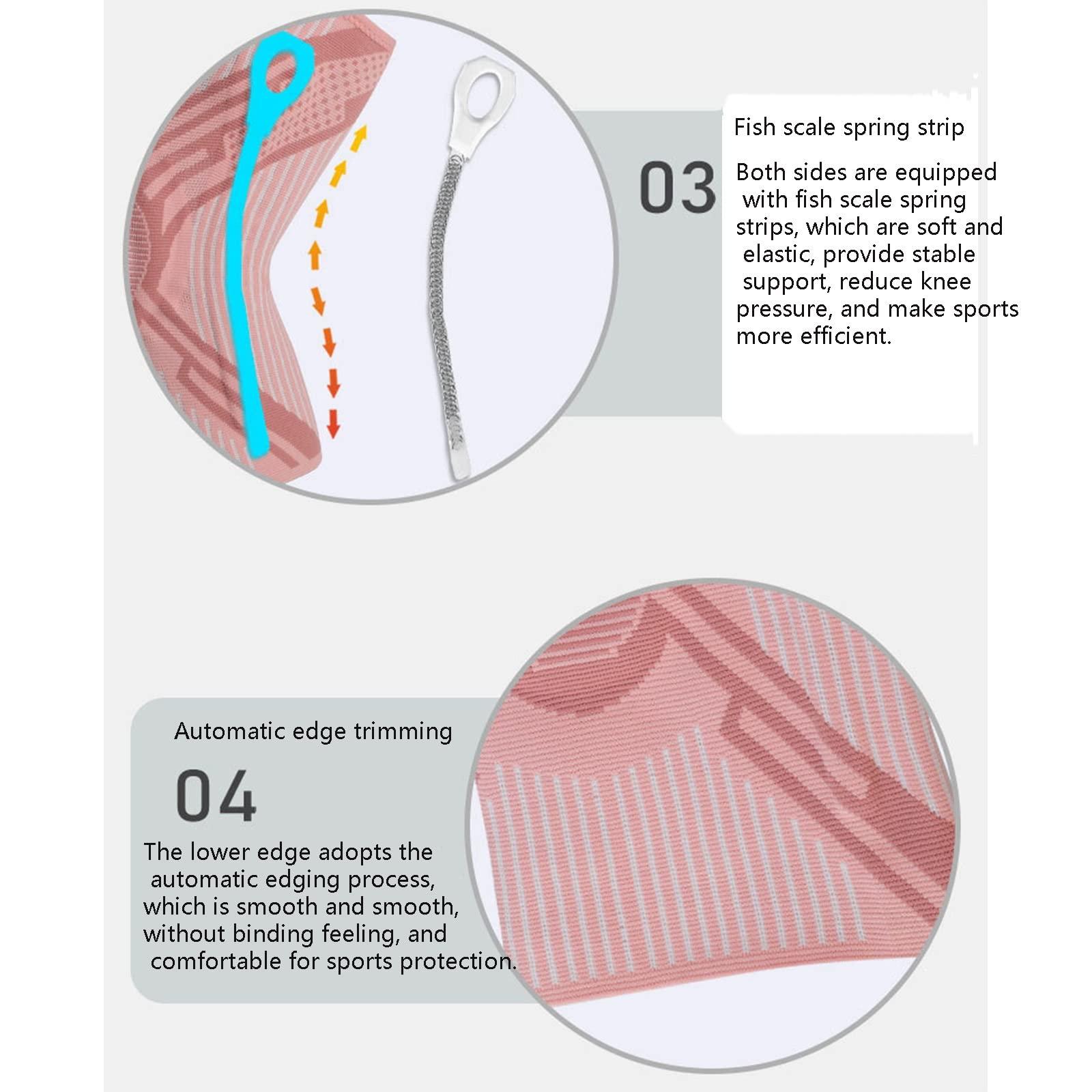 Generic Knee Protection for Men and Women Knee Protection for Sports, Thermal Knee Protection for Running, Fitness and Basketball (Color : Black, Size : Small)