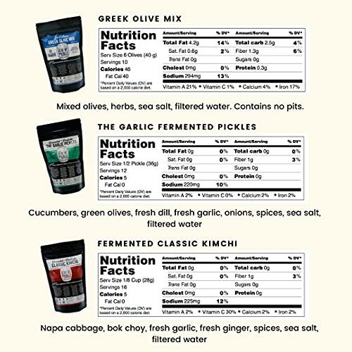 Olive My Pickle Real Fermented & Probiotic Sauerkraut for Gut Health - BIG FERMENT BUNDLE (6 PACK) by Olive My Pickle