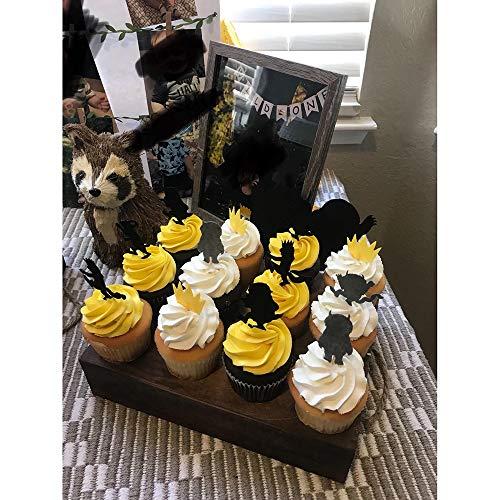 Finduat Finduat 36 Pack Where The Wild Things are Inspired Cupcake Toppers Kids Birthday Party Supplies Decorations And Cupcake Party