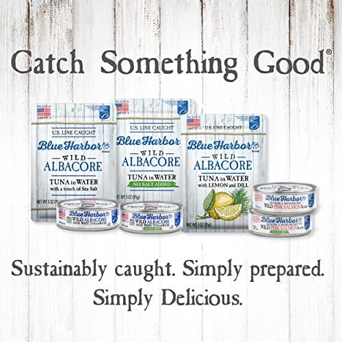 Blue Harbor Fish Co. Blue Harbor Fish Co. Wild Albacore Solid White Tuna in Water No Salt Added - 4.6 oz Can (Pack of 12)