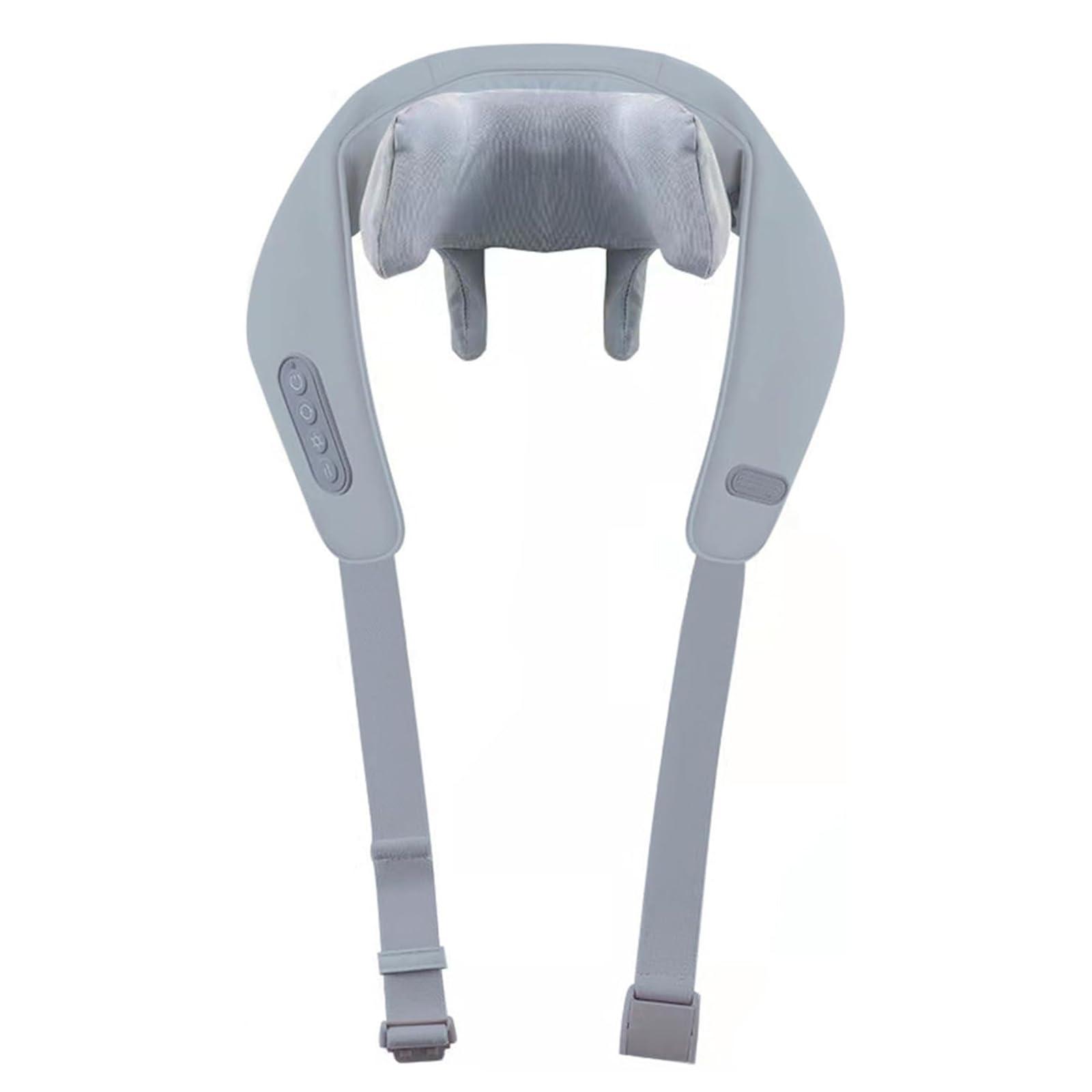 NineLife Basics Spark Therma Touch Massager, Spark Imagine Neck Massager for Pain Relief Deep Tissue, Veeloza Neck and Shoulder Massager with Heat (Gray)