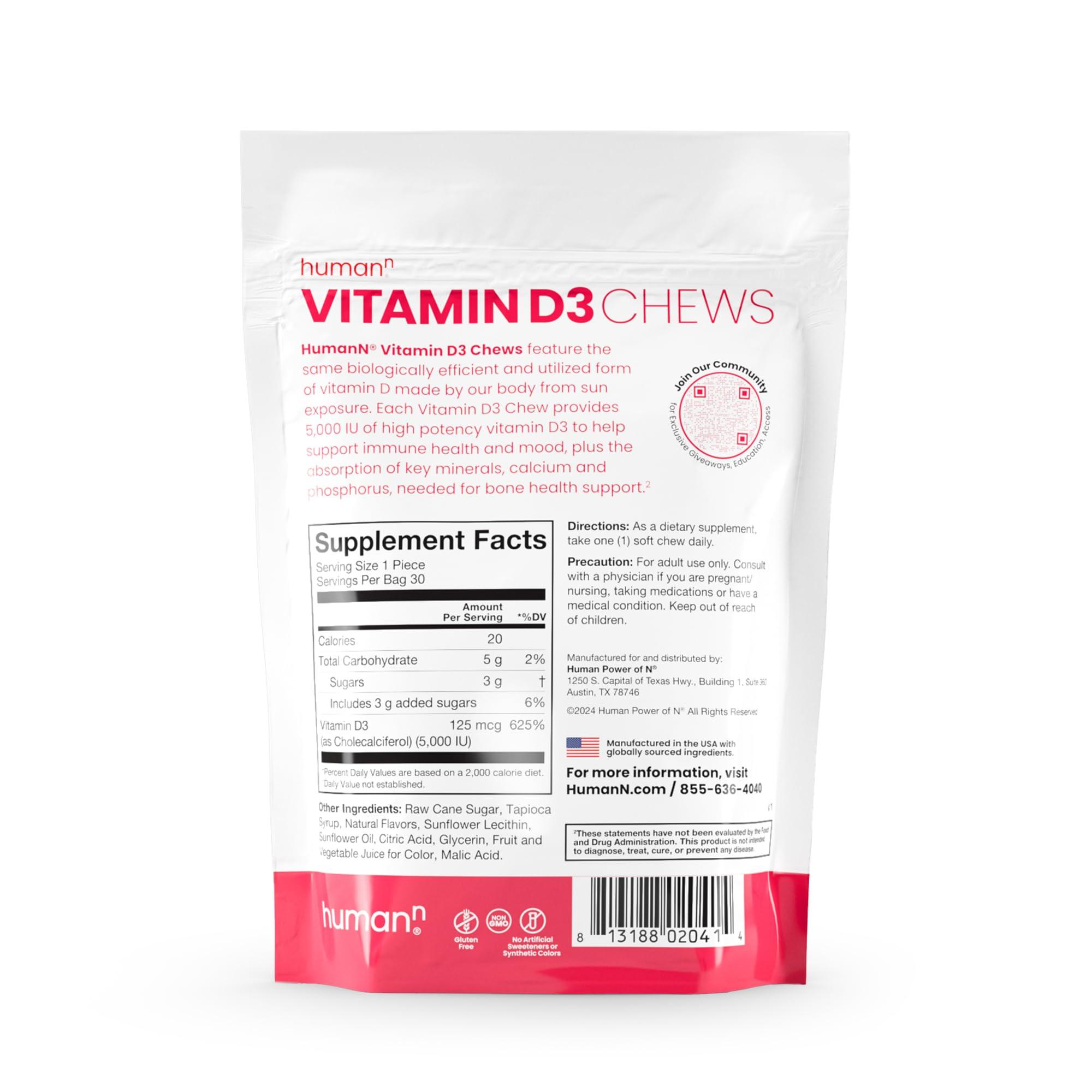 humanN humanN SuperBeets Heart Chews & D3 Chews
