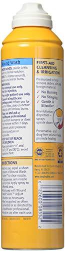Simply Saline Simply Sterile Saline Wound Wash Spray - 7 oz, Pack of 2