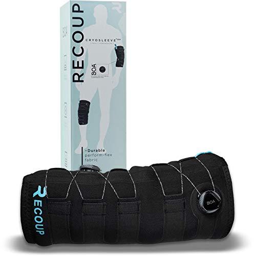 Recoup Recoup Cryosleeve Ice Cold Compression Sleeve for Arms and Legs | Cold Up to 1 Hour | Custom Adjustable Compression | Reuseable Ice Pack for Elbows and Knees | Pain Relief for Muscles & Joints