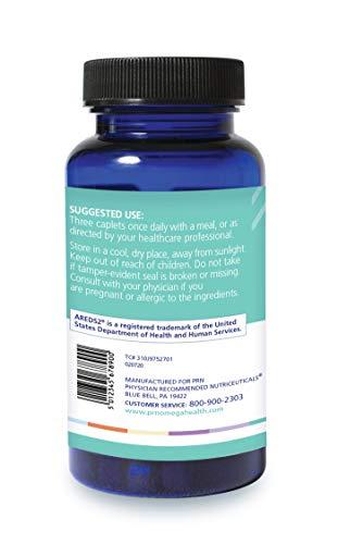 PRN Physician Recommended Nutriceuticals PRN nmaqula Vitamin AREDS2 Eye Vitamins with Lutein & Zeaxanthin for Advanced Macular Support Unique Enhancements Like B Complex & Vitamin E for Extensive Eye Care- 1 Month Supply
