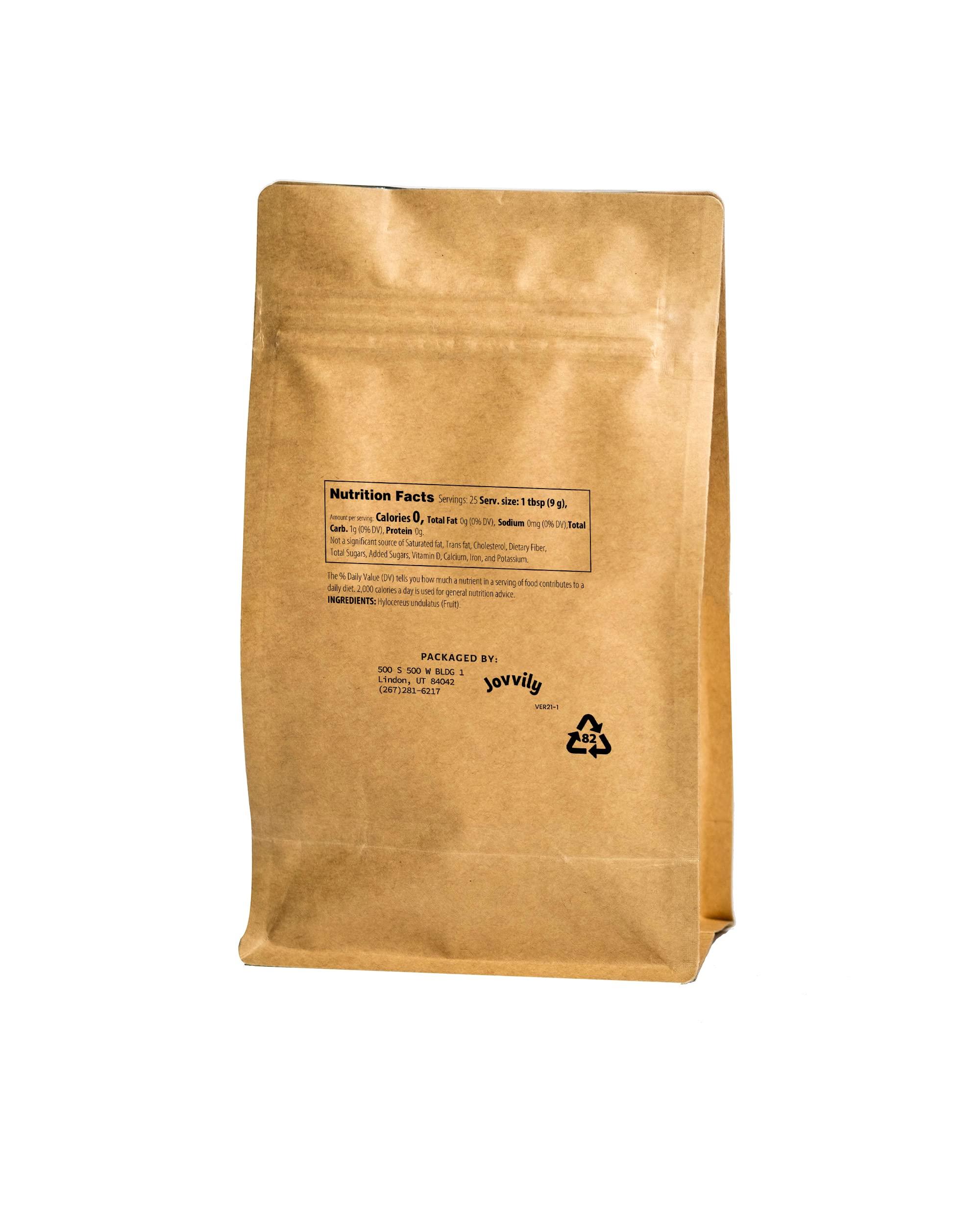 Jovvily Jovvily Pitaya Powder 8 oz. Dragon Fruit Superfood - Smoothies - Drinks