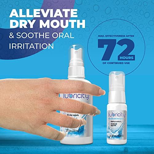 Lubricity Lubricity Dry Mouth Oral Spray for Symptomatic Relief of Dry Mouth, Flavorless - 2 oz, 30 Day Supply
