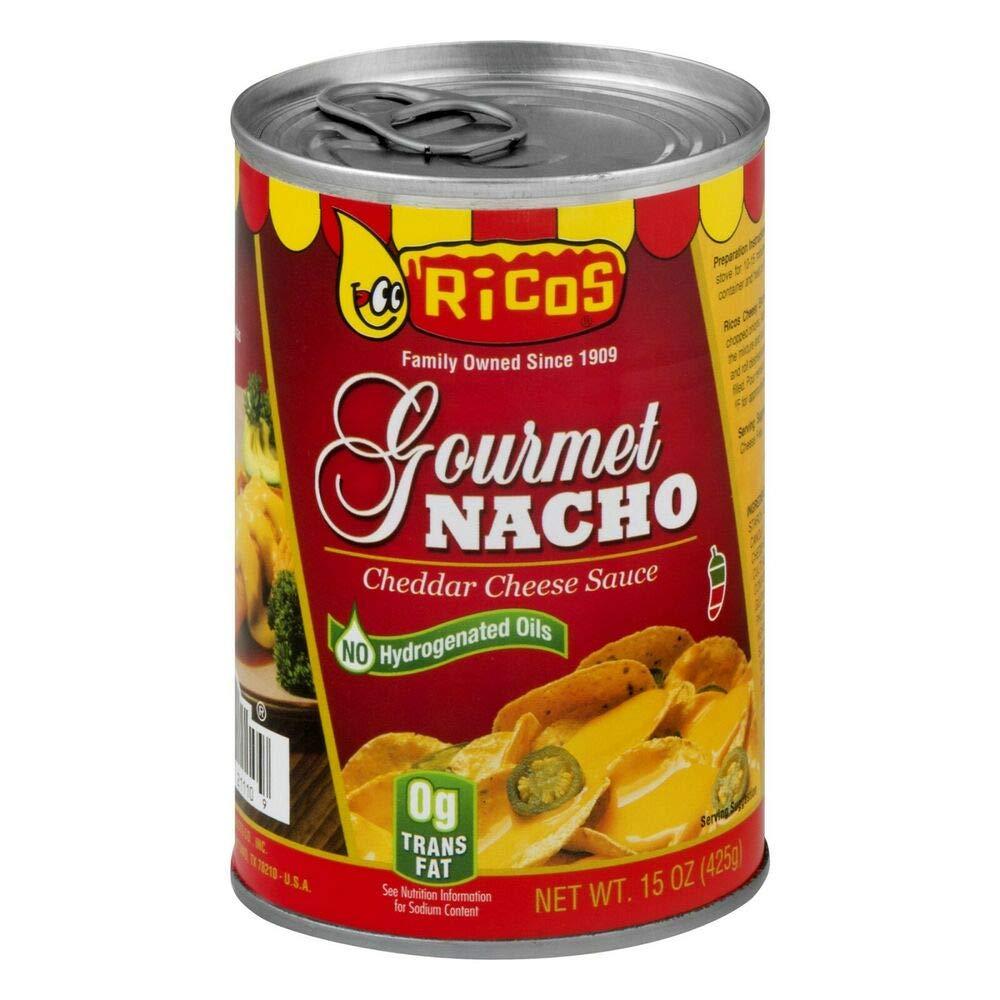 Ricos (6 Pack) Ricos Gourmet Nacho Cheddar Cheese Sauce, 15.0 OZ