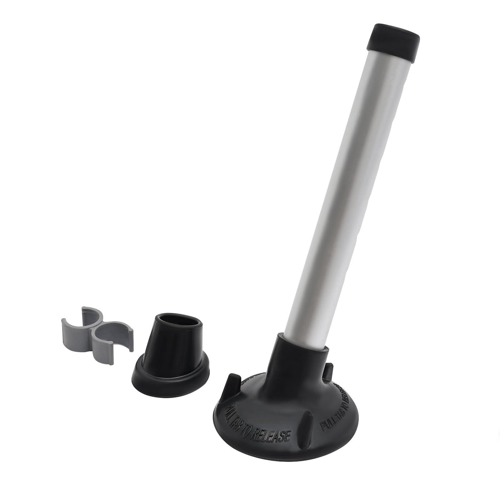 CNCEST CNCEST Folding Shower Chair, 6 Levels Height Adjustment Lightweight Bath Safety Toilet Seat with Soft EVA Cushion and Detachable 5L/1.32Gal Commode for Seniors (Orange)