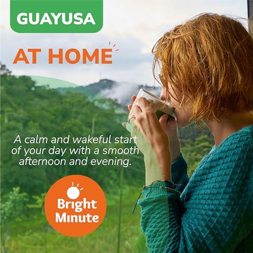 BRIGHT MINUTE Bright Minute Guayusa infusion 50 teabags | Coffee Alternative & Addition | 55mg of natural caffeine per small 1.5G (0.05OZ) bag, Calm and Wakeful Energy Boost!