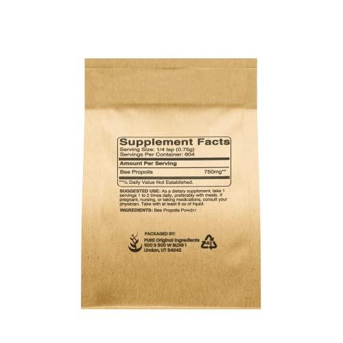 PURE ORIGINAL INGREDIENTS PURE ORIGINAL INGREDIENTS Bee Propolis Powder (1 lb) No Fillers, Lab Verified, Always Pure