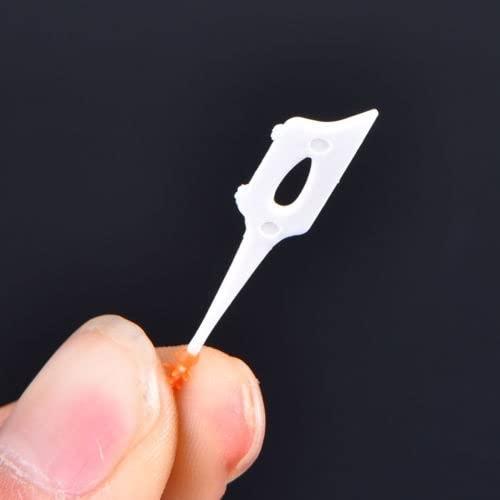 ARmoq Dental Floss Stick Oral Dental Hygiene Brush 80pcs/Set Silicone Dental Floss Cleaning Brush Teeth Elastic Massage Bar Adults Mini Teeth Cleaner for Cleaning Gaps Between Teet (Color : Blue, Size : O