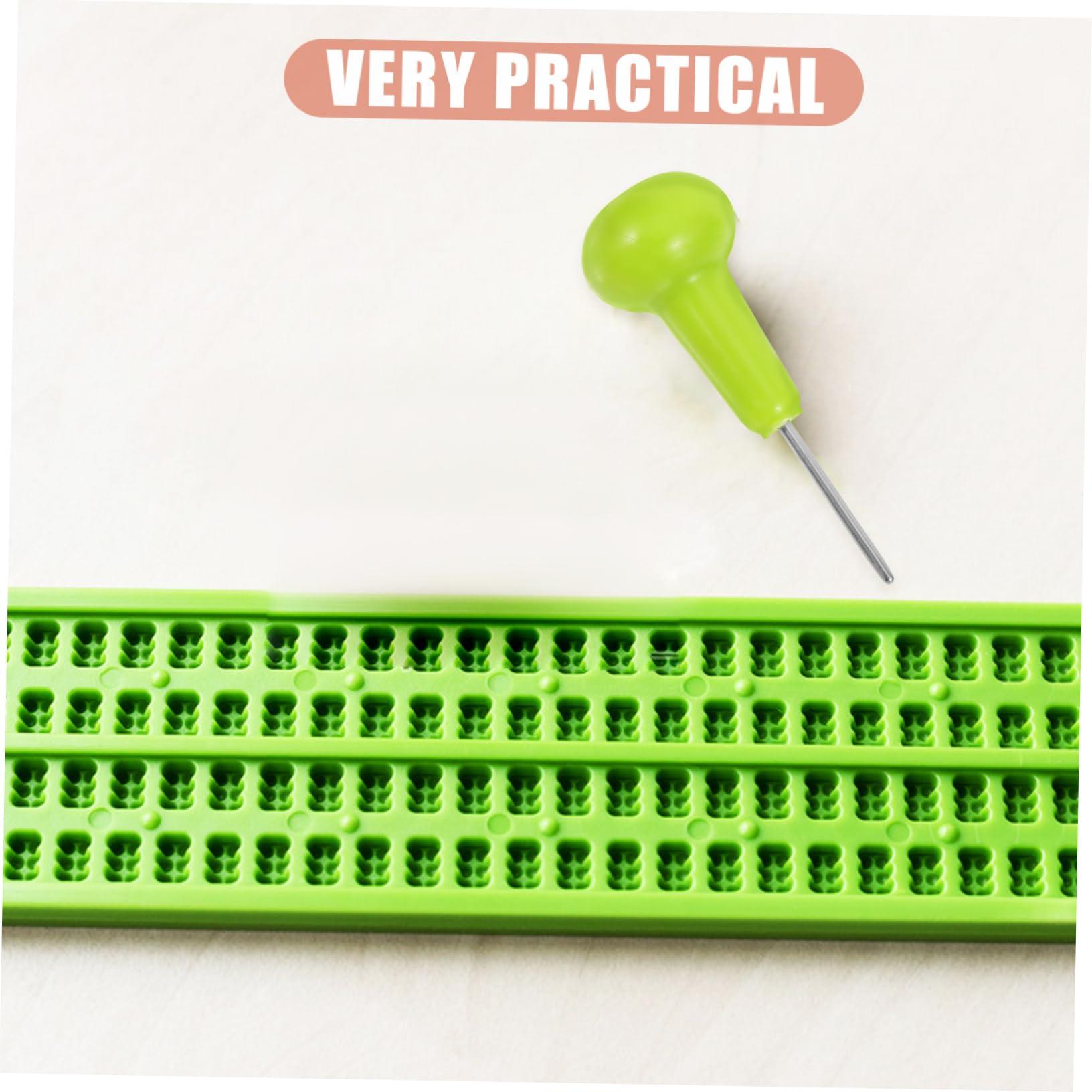 Gatuida Gatuida Blind Writing Pen Portable Braille Stylus for Blind Learning at Home Braille Writer Pens Braille Teaching Braille Writing Tool for Blind Visually Impaired Pen Spring Plastic