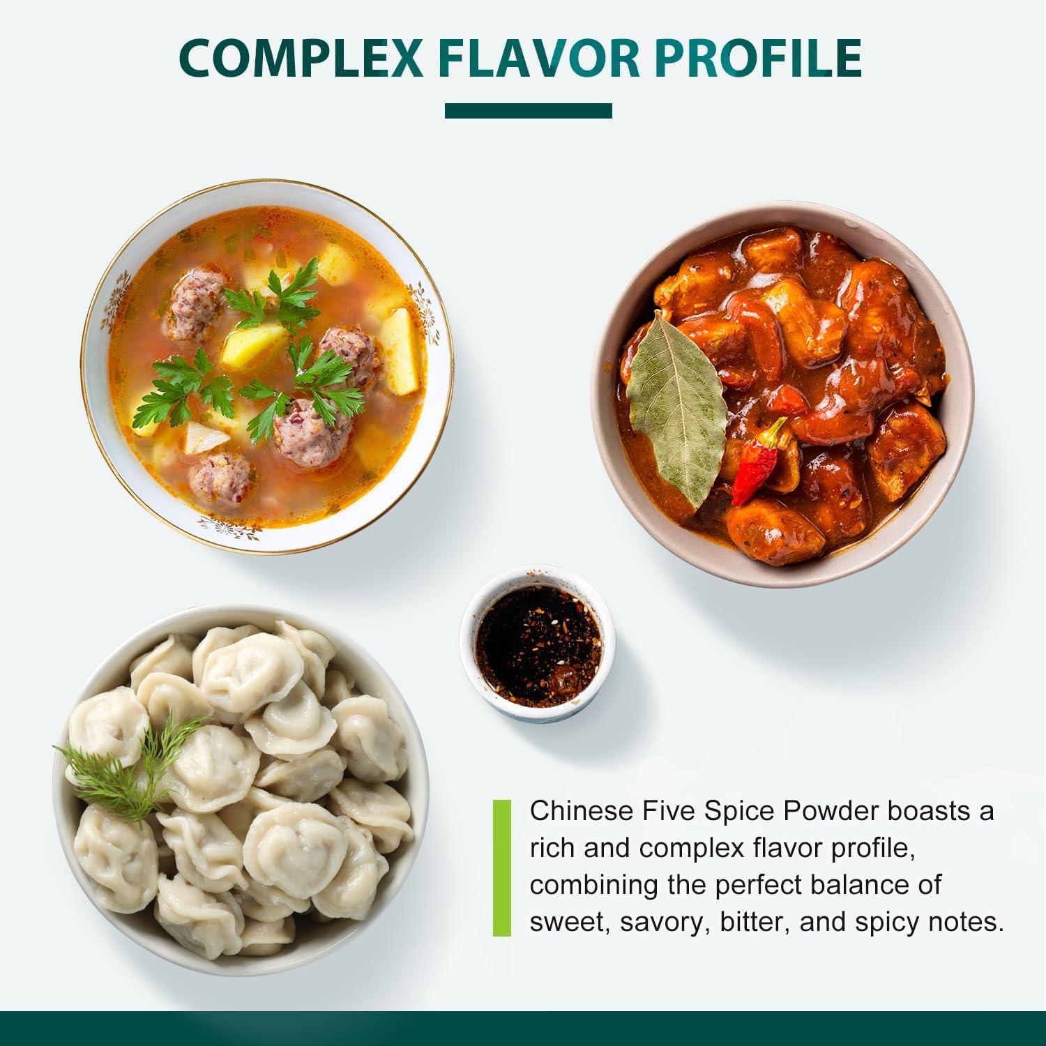 Soeos Soeos Chinese Five Spice 4 Ounce, Five Spice Powder, Five Spice Chinese Seasoning Non-GMO, Non-irradiated, No preservatives, No MSG (Pack of 2)