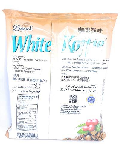Kopi Luwak Kopi Luwak White Koffie Original (3in1) 18-ct, 360 Gram (Pack of 2)
