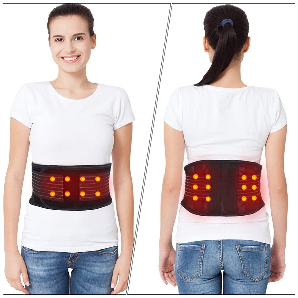 DOITOOL DOITOOL 1Pc waist belt heating back belt back straight belt carrying straps Heated Lumbar Support Belt posture strap upper gym belt Waist Supporter Radiator universal men and women