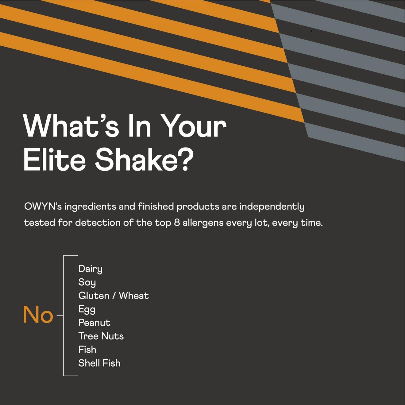 OWYN Only What You Need OWYN Pro Elite Vegan Plant-Based High Protein Shake, No Nut Butter Cup, 32g Plant Protein, Superfoods Greens for Workout and Recovery, 0g Net Carbs, Zero Sugar, Keto (12 Pack)