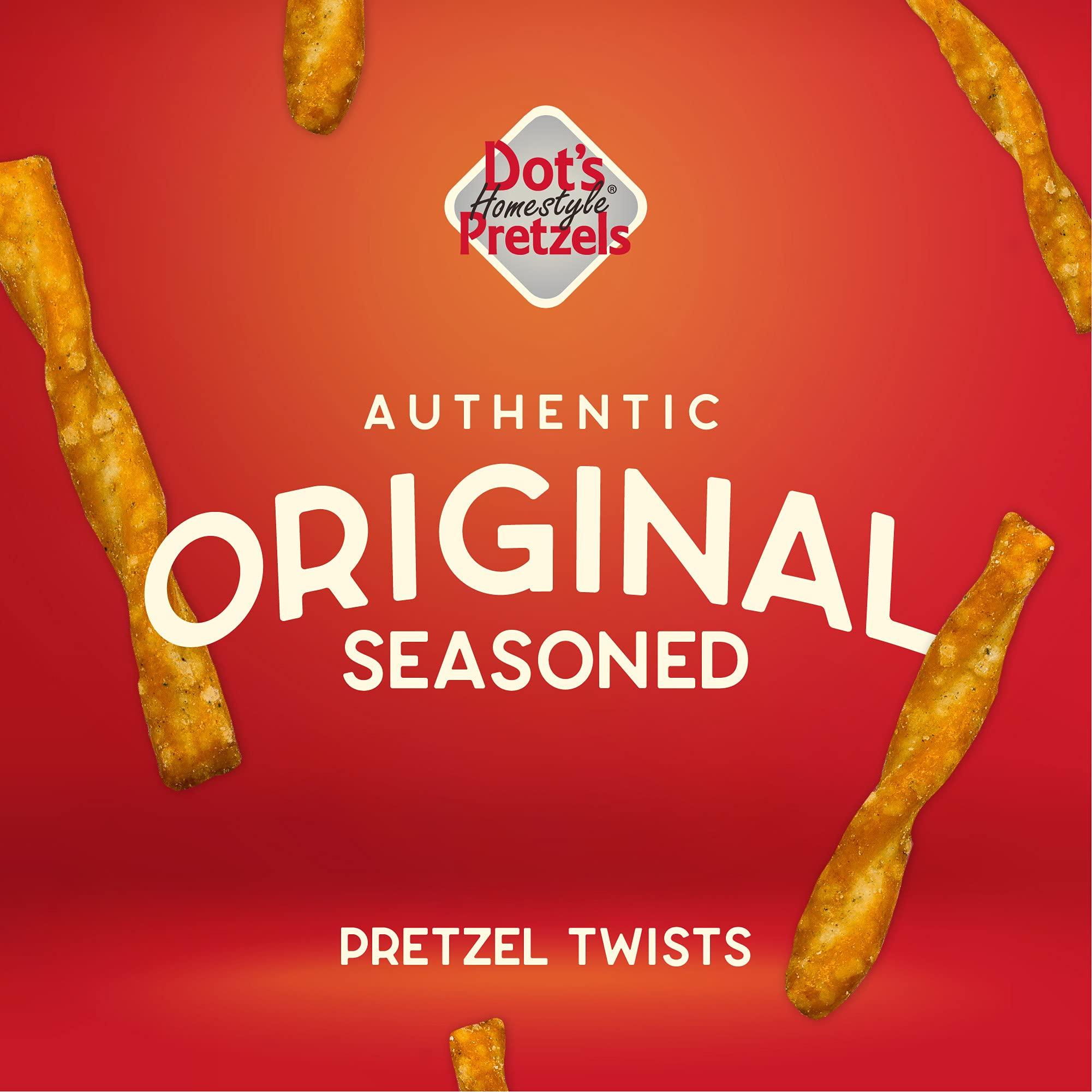 Dot\'s Homestyle Pretzels Dot\'s Homestyle Pretzels 5 Ounce Snack Size Individual Packs Seasoned Pretzel Twists (Original, 5 Ounce (Pack of 1))