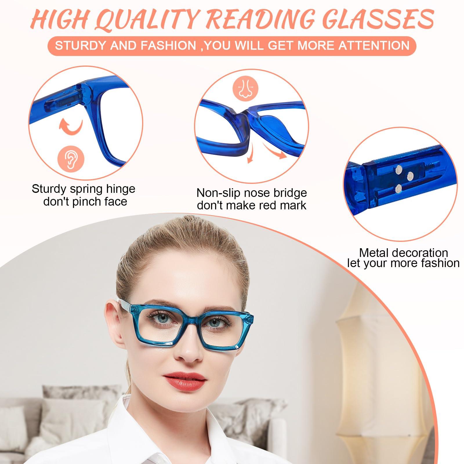 OCCI CHIARI OCCI CHIARI Womens Reading Glasses 2.50 Reader Glasses 250(1.0 1.25 1.5 1.75 2.0 2.25 2.5 2.75 3.0 3.5 4.0)