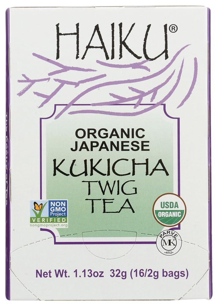 Haiku Tea Haiku Tea - Organic - Kukicha Twig - 16 bags - case of 6