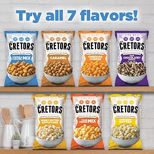 G.H. Cretors G.H. Cretors, The Mix, Cheese & Caramel Flavor Popcorn King Size Single Serving Bags (12 Pack - 4.5 Oz Each)