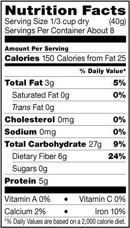 Shiloh Farms Shiloh Farms - Organic Oat Bran 12 Ounces - 2 Pack