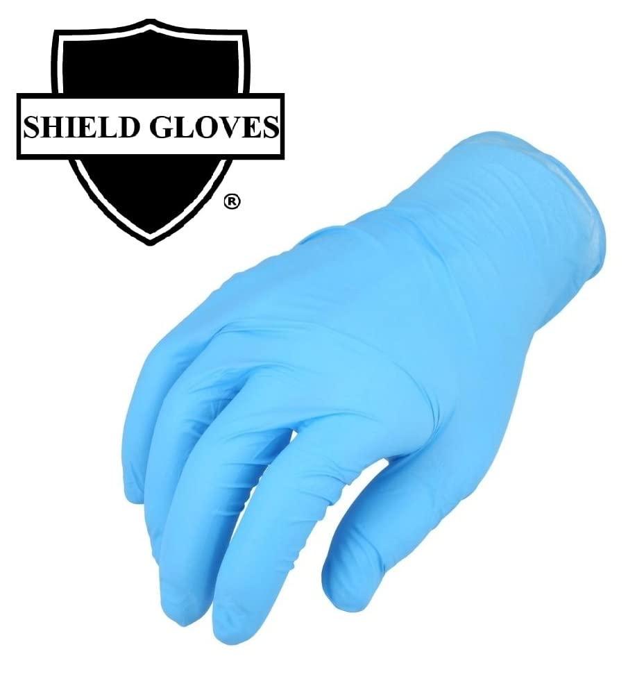 PackagingSuppliesByMail PackagingSuppliesByMail PSBM Nitrile Gloves, Blue, Size Small, 3 Mil, 1000 Count, Powder and Latex Free Disposable Gloves