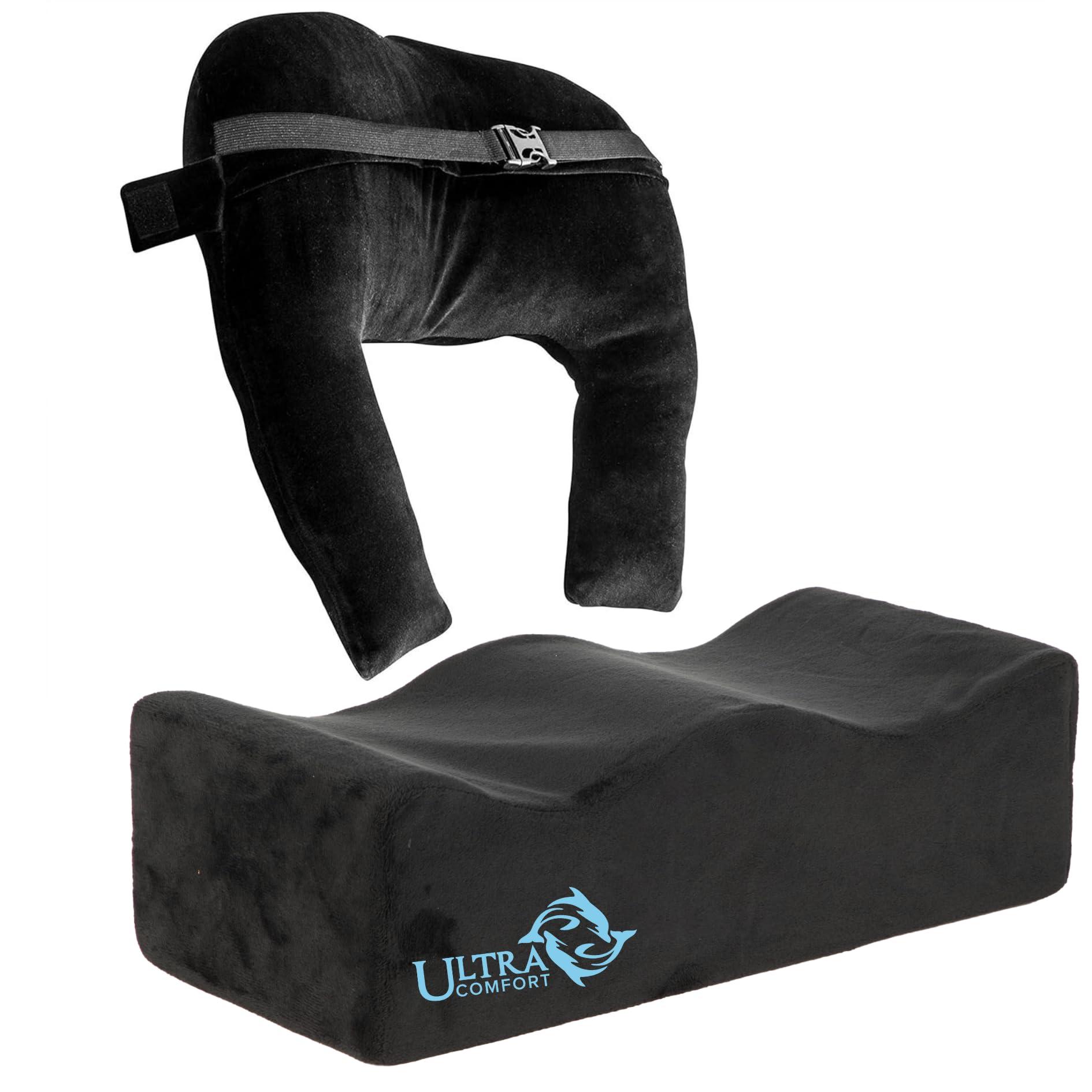 Ultra Comfort Brazilian Butt Lift Pillow After Surgery - Dr. Approved BBL Recovery Pillow w/Back Support Cushion for Post-Op Sitting + Cover Drawstring Bag | Comfortable & Easy to Carry for Home, Travel & Work