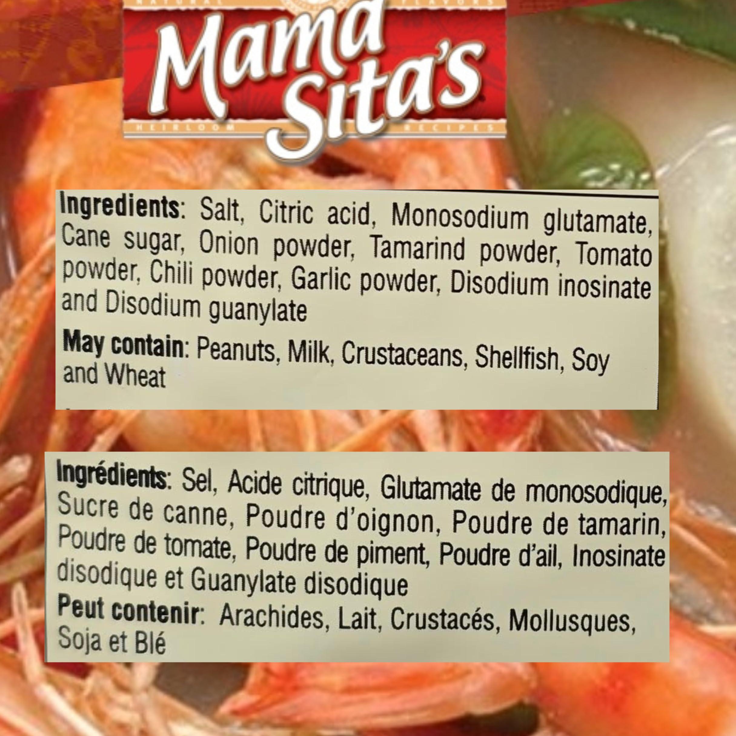 Mama Sita\'s Mama Sita\'s Sinigang Sa Sampalok Mix Tamarind Seasoning Mix Hot 50g (1.76oz) 3 Pack