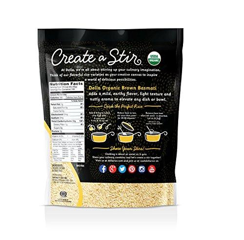 Della Della Rice Organic Basmati Brown Rice 10lb Bag