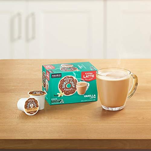 The Original Donut Shop The Original Donut Shop Vanilla Latte, Single Serve Coffee K-Cup Pod, Flavored Coffee, 60 Count (6 Packs of 10)