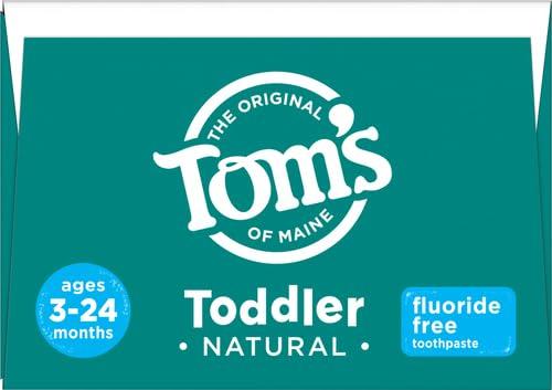 Tom's of Maine Tom\'s of Maine Toddlers Fluoride-Free Natural Toothpaste in Mild Fruit Gel, 1.75 Ounce