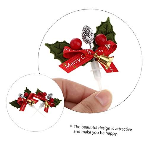 Gadpiparty Gadpiparty 20 Pcs Leaves Cupcake Toppers Christmas Cake Picks Wedding Cakes Toppers Christmas Paper Cake Decoration Dessert Topper Wedding Decor Christmas Cake Decorations Elder Food Bust