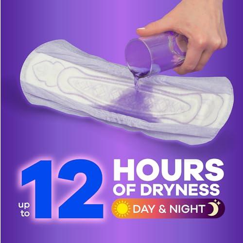 Always Discreet Always Discreet Adult Incontinence Pads for Women, Extra Heavy Absorbency, Long Length, Postpartum Pads, 112 CT