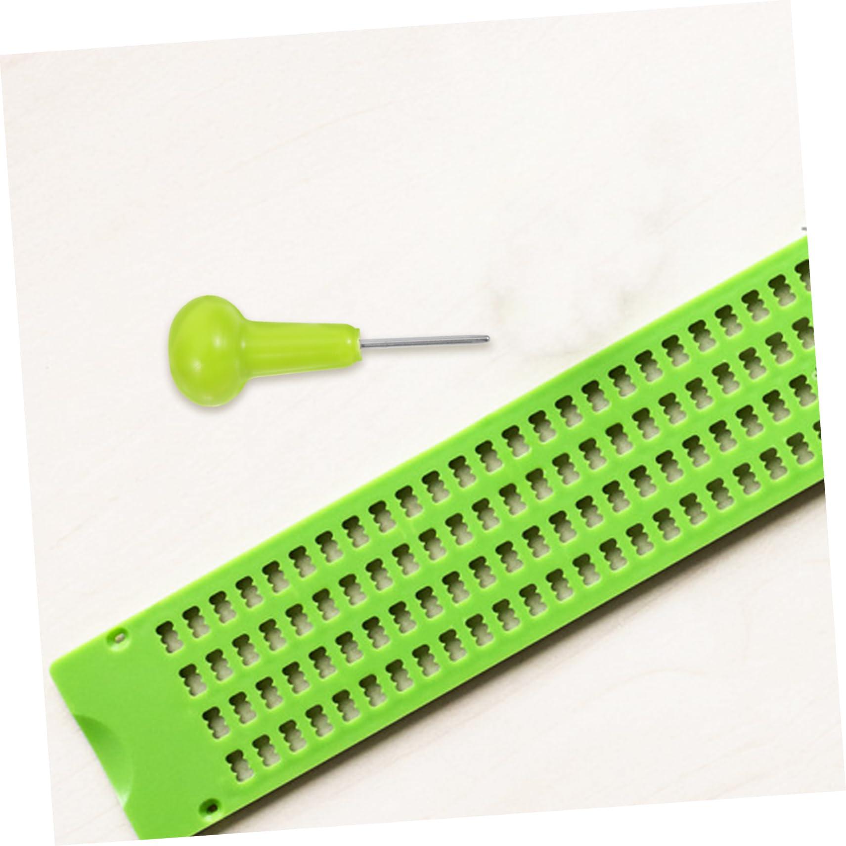 Gatuida Gatuida Blind Writing Pen Portable Braille Stylus for Blind Learning at Home Braille Writer Pens Braille Teaching Braille Writing Tool for Blind Visually Impaired Pen Spring Plastic