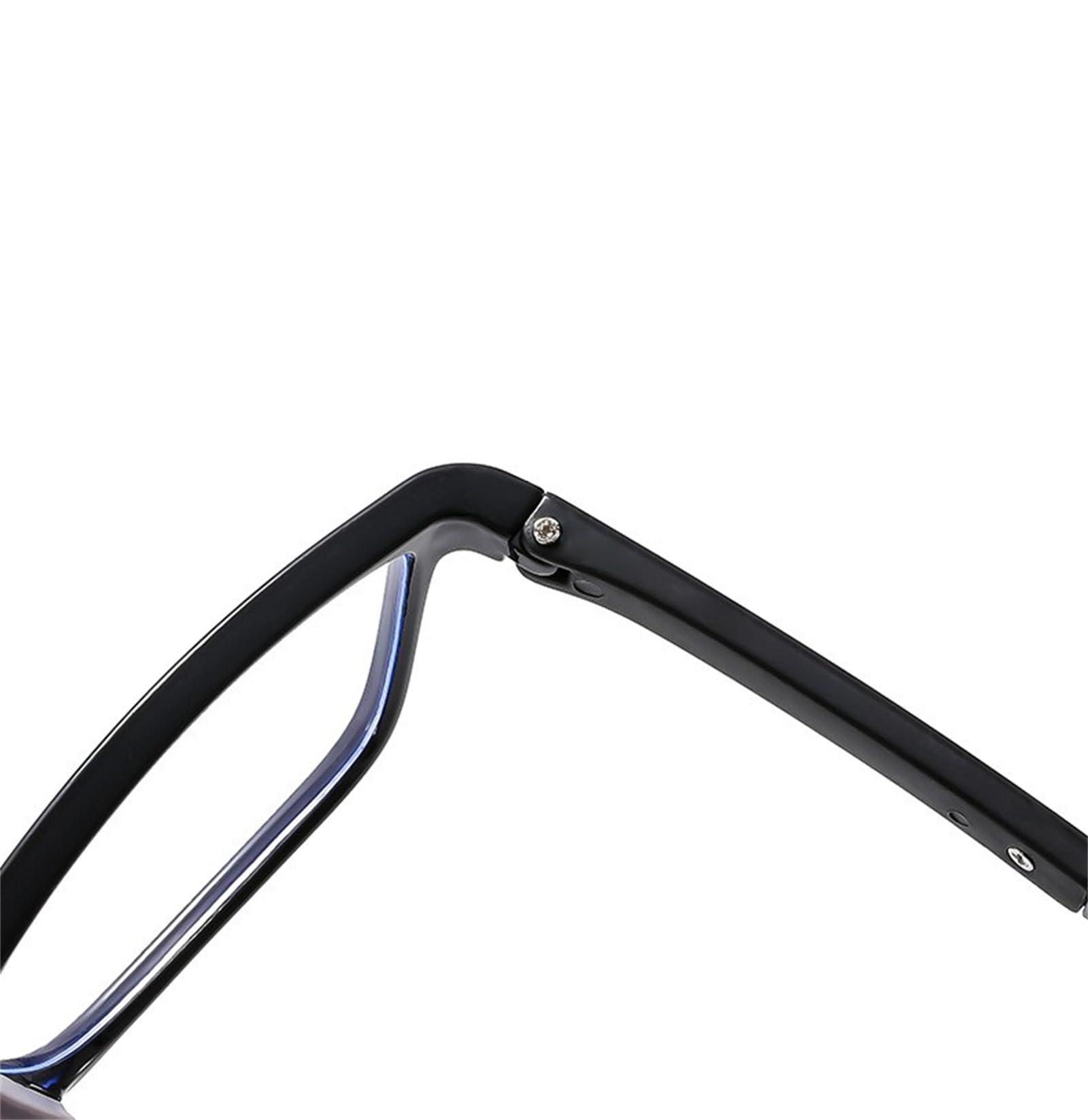 CUTULI CUTULI Manly Kicks Reading Glasses, Men\'s Sports Ultra-Light Anti-Blue Light Presbyopic Glasses, Portable Reading Glasses (3X,Blue)