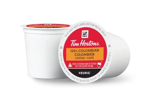 Tim Hortons Tim Hortons Colombian Coffee, Single Serve Keurig K-Cup Pods, Dark Medium Roast, 30 Count {Imported from Canada}