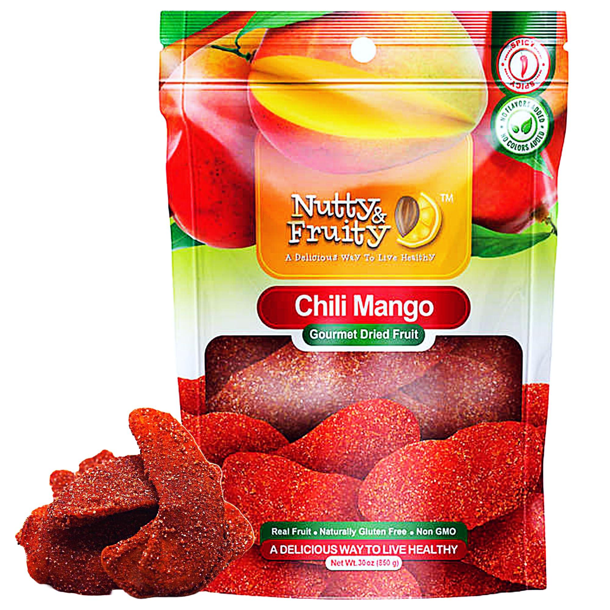 BETRULIGHT Tamarind Candy, Chili Tamarind Bites or Dried Fruit Snacks, Chili Mango | Every Order is Elegantly Packaged in a Signature BETRULIGHT Branded Box (30 OZ, Spicy Mango)