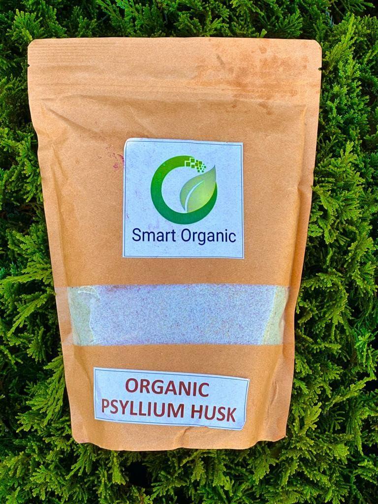 Smart Organic Smart Organic, Organic Psyllium Husk, Keto Friendly, Vegan, Gluten-Free, USDA Certified Organic, Non-GMO, Soluble & Insoluble Fiber Source 16 Ounce (16 oz)