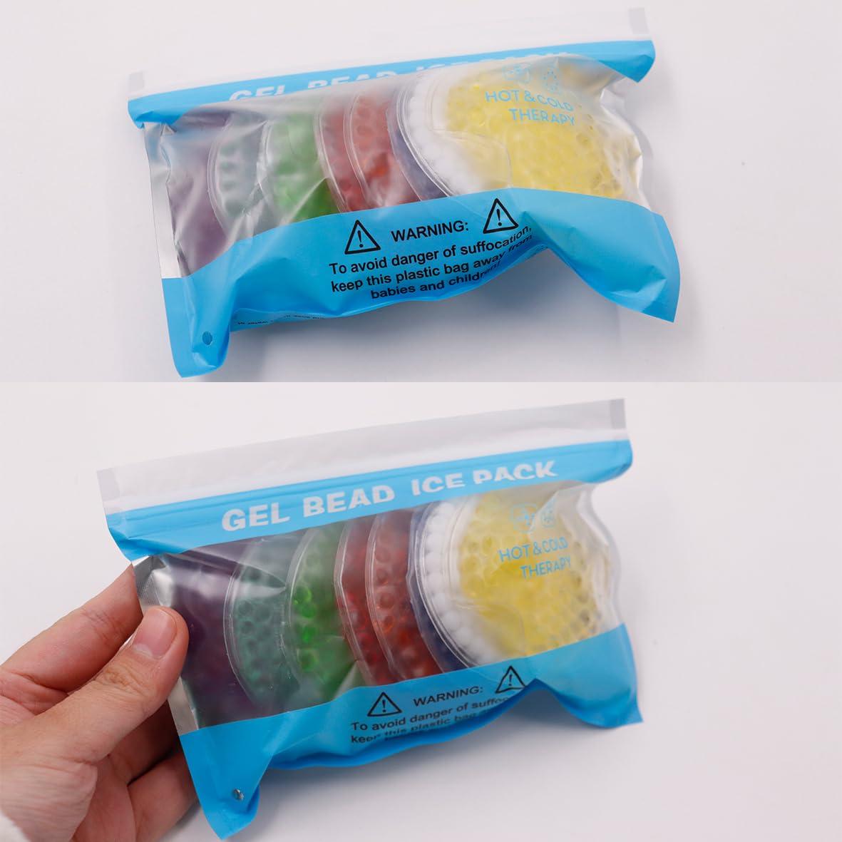 coldpa Ice Pack for Kids Injuries, Kids Ice Pack wit, Gel Cold Pack Toddler Ice Pack, Kid\'s Pain Relief, Fever, Wisdom Teeth, First Aid and Head, Neck, Arms, Legs Injuries,8 Pcs