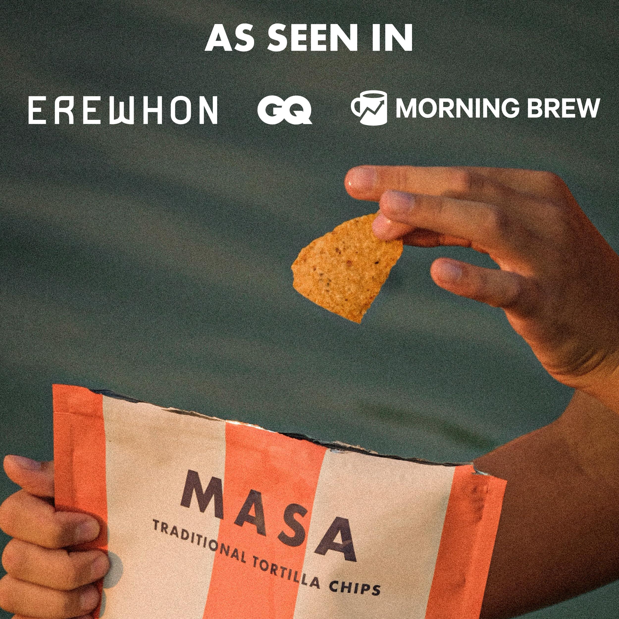Ancient Crunch MASA Chips Blue Corn Tortilla Chips - Naturally Grown Blue Corn with Grass Fed Tallow and Sea Salt Tortilla Chips - No Seed-Oil Snacks - 6 Pack, 5 Ounce Each