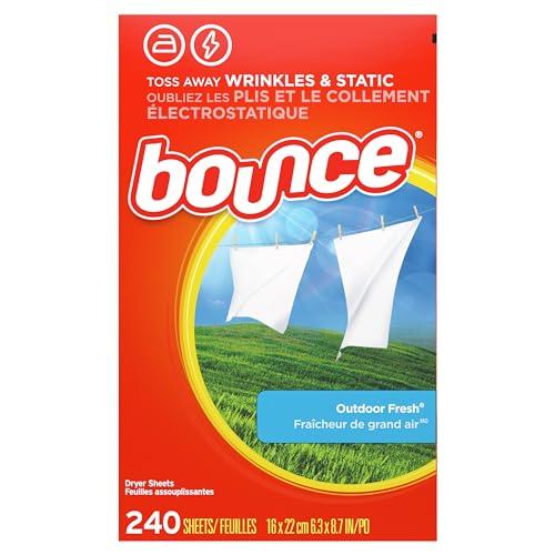 Bounce Bounce Fabric Softener Sheets, Outdoor Fresh, 240 Count