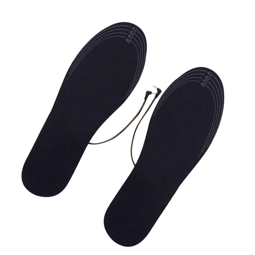 LIOOBO USB Insoles Heated Boot Insoles Electric Insoles Slipper Insole Electric Heated Insoles Thermal Insole Insoles Foot Warmers Shoe Inserts USB Heated Insoles Heater Can Be Cut