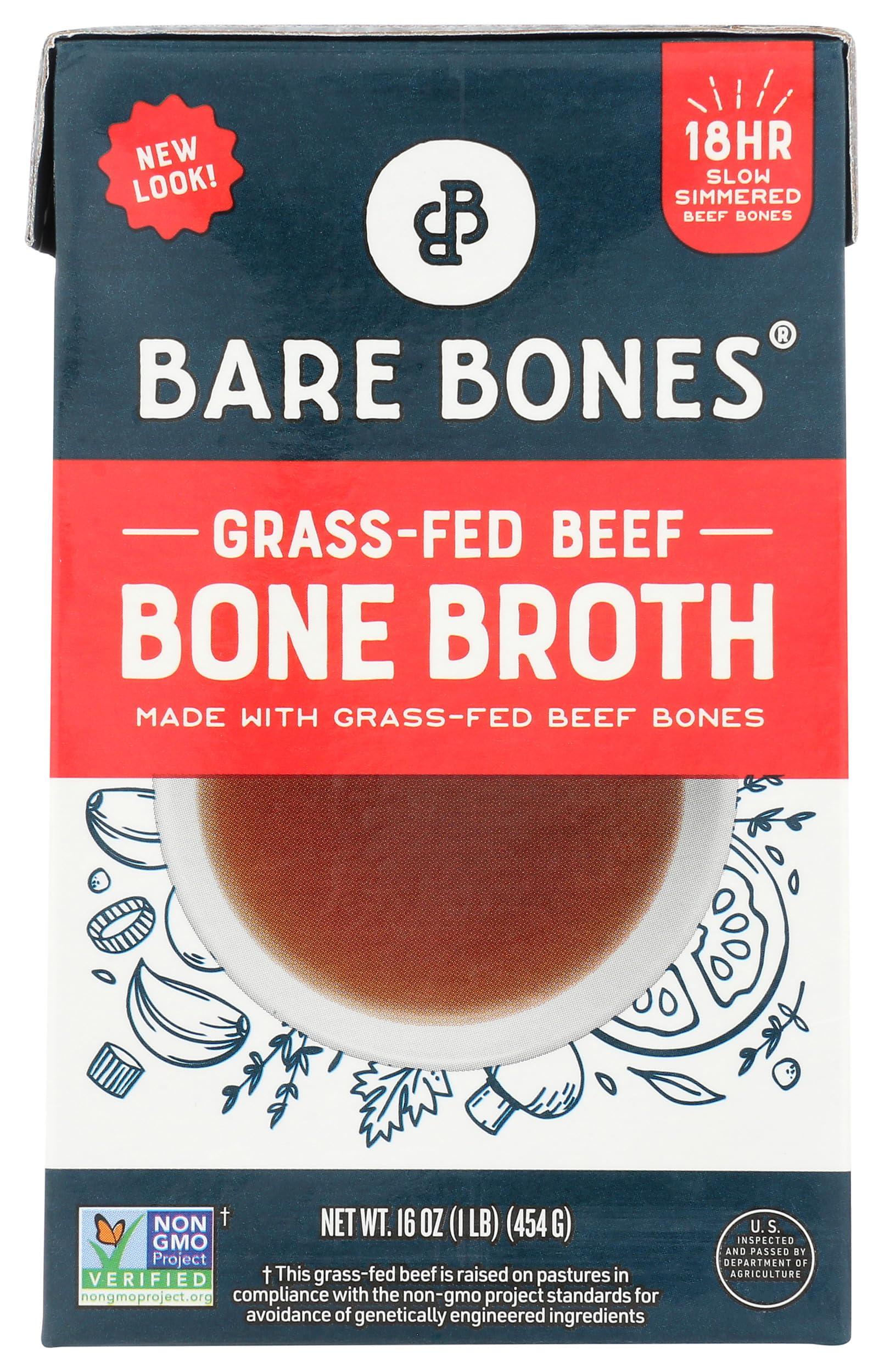 Bare Bones Bare Bones, Beef Bone Broth Classic, 16 Ounce