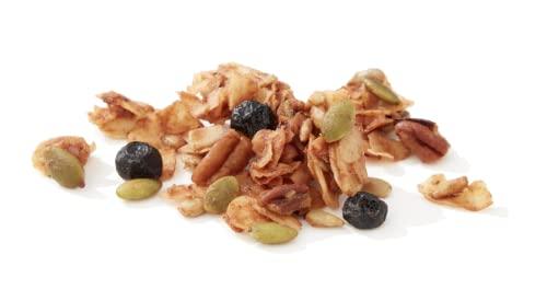 NuTrail NuTrail Nut Granola, Blueberry Cinnamon, No Sugar Added, Gluten Free, Grain Free, Keto, Low Carb, Healthy Breakfast Cereal 8 oz. 3 Count