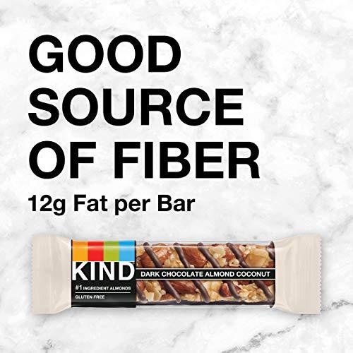 KIND KIND Bars, Dark Chocolate Almond & Coconut, Healthy Snacks, Gluten Free, 24 Count