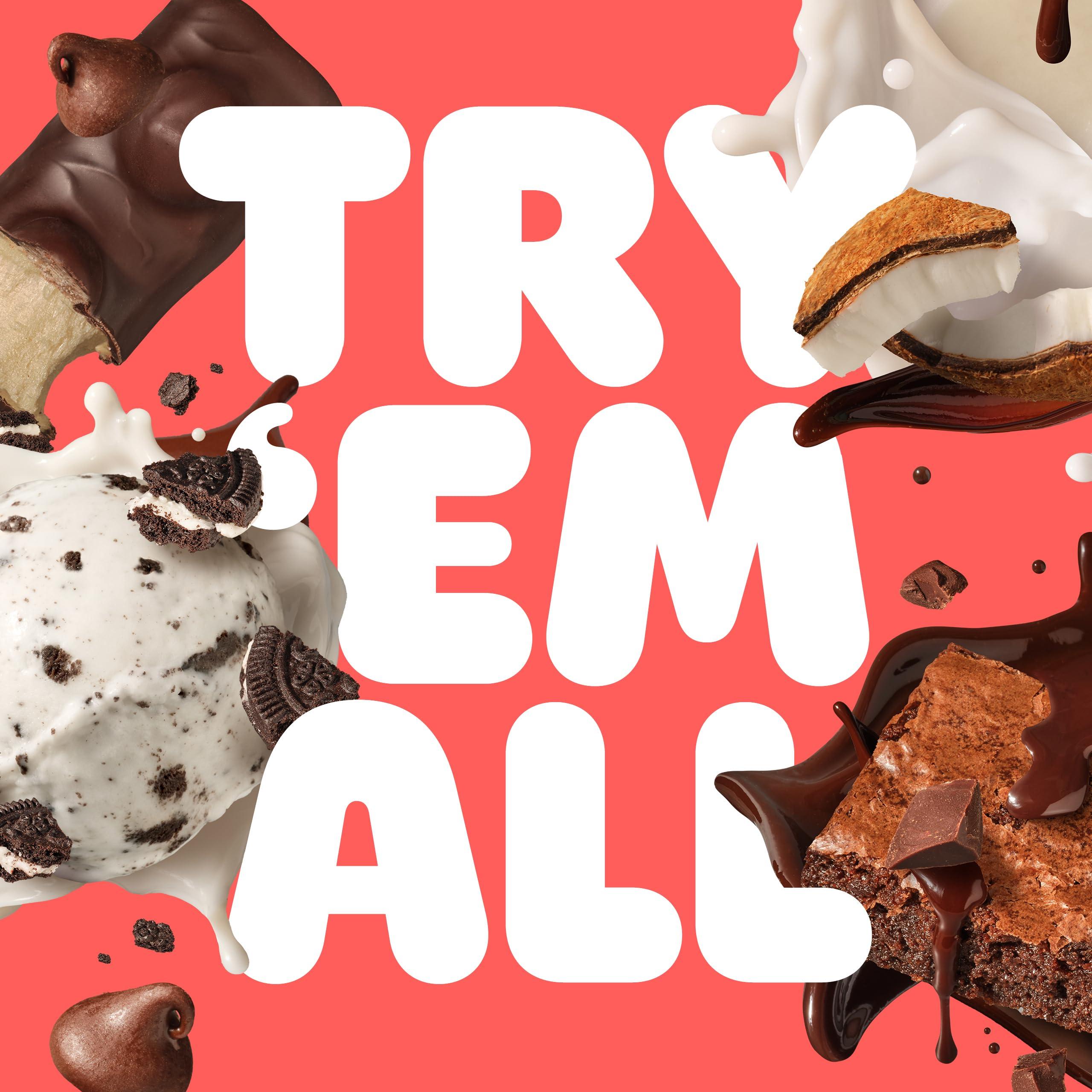 Built Bar BUILT Puffs Protein Bars, Strawberries \'N Cream Puff - High Protein Bars, 15g High Protein Snacks, On-The-Go Bars with only 140 Calories, 8g Sugar, Collagen, Gluten Free, 12 Count