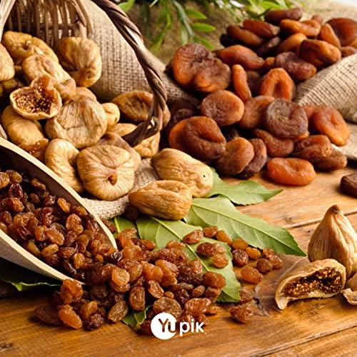 Yupik Yupik Organic Apricots, 2.2 lb, Non-GMO, Vegan, Gluten-Free, Dried Fruits, No Added Sugar, Naturally Sweet, Sulphite-Free, Source of Fiber, Healthy Snacks, Ideal for Baking & Topping